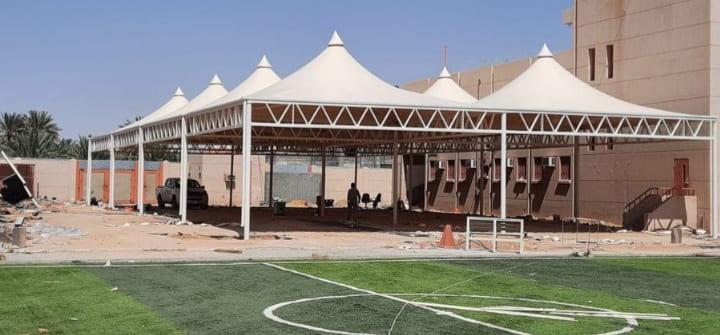 مظلات مدارس جدة بأسعار منافسة وخامات مقاومة للحرارة