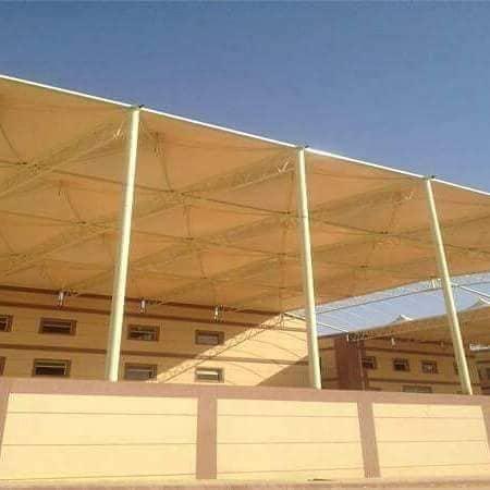 الحفاظ على مظلات المدارس