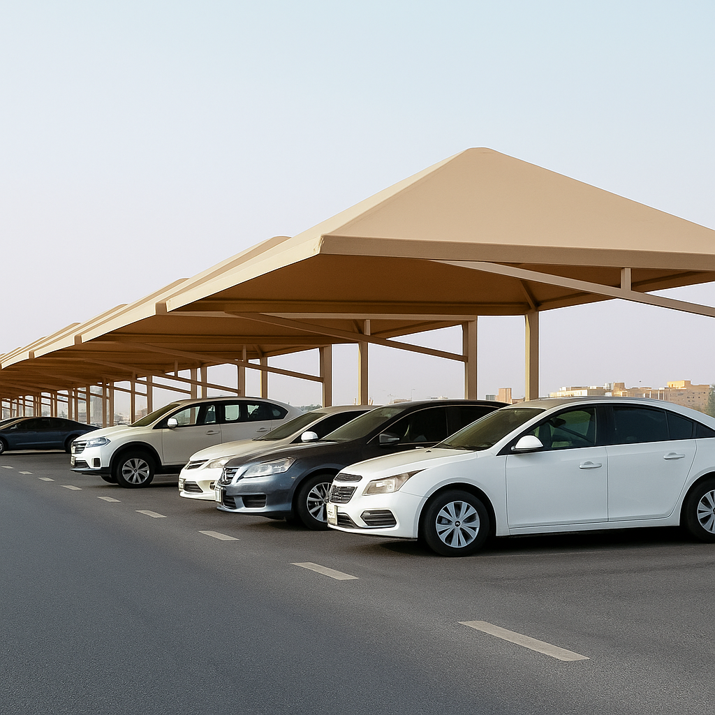 مظلات مواقف سيارات جدة مزايا تركيب مظلات سيارات