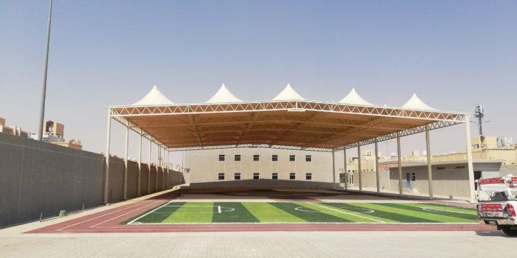خطوات تركيب مظلات ملاعب جدة